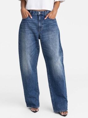 KBB by Kahlana mid rise wide leg dark wash NWT x